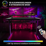 Bayt Gamebureau met Monitorstandaard - 105x55x75cm - Zwart