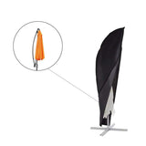 Parasolhoes - Zwart - 205 cm - Waterbestendige hoes voor Zweefparasol
