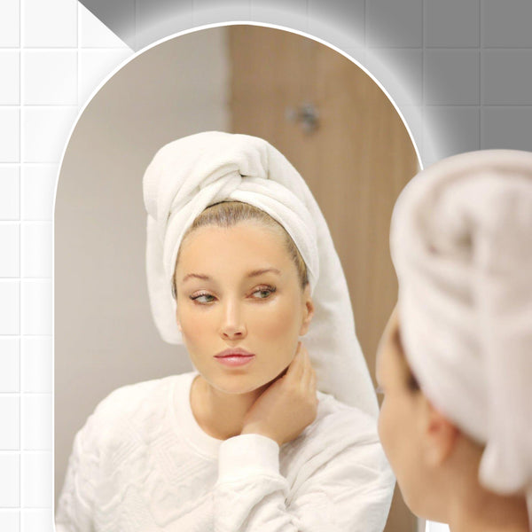 Bayt Badkamerspiegel met LED - Ovaal 50x90 cm - 2 Lichtstanden