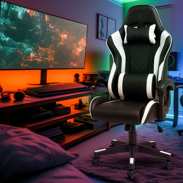 Bayt Gamingstoel Zwart-Wit