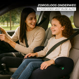 Oemmie Zitverhoger Auto - Zwart