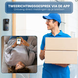 Powell Deurbel met Camera - Zwart