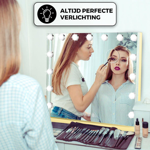 Bayt Hollywood Spiegel - 58x64cm - Goud