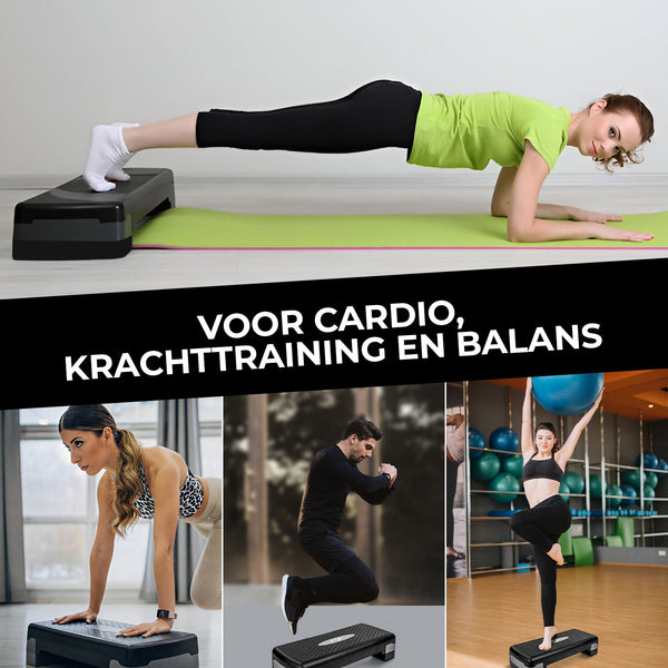 Aerobic Step Zwart-Grijs