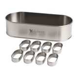 Sloffenring - Verstelbaar Bakframe - RVS - 27 - 40 cm