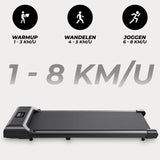 Loopband - Handmatige hellingshoek - Zwart Oranje