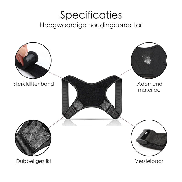 Houding corrector - Premium Postuur Houding Corrector - Rug Brace - Verstelbaar
