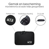 Kabel Organiser Tas - Kabeltas - Zwart - Elektronica & Accessoires Organizer Tas Deluxe