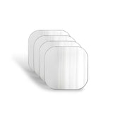 Plakspiegel Vierkant - 4 Stuks - 30 x 30 cm - Zelfklevende Spiegel - Plakspiegel - Deurspiegel