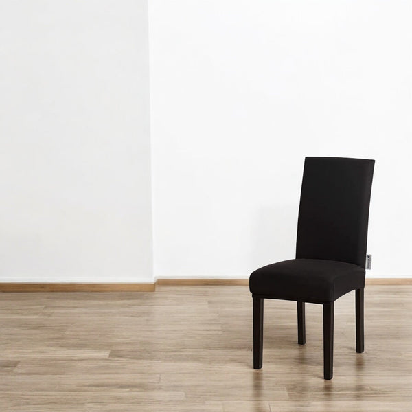 Stoelhoezen - Eetkamerstoel Hoes - 6 Stuks - Zwart - Bescherm stijlvol je stoelen