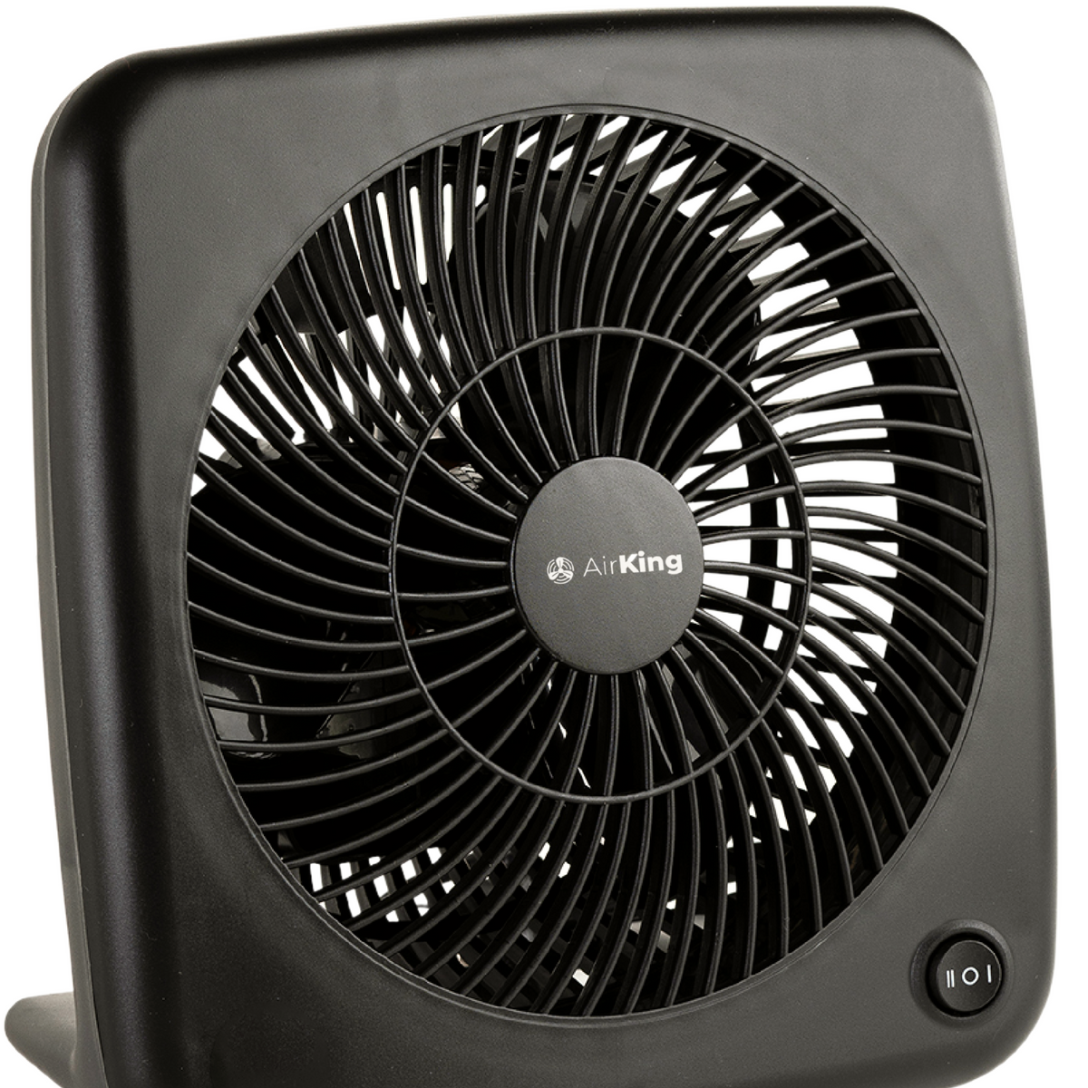 Tafelventilator - Zwart - Ventilator met 2 snelheidsstanden 35 dB - Bureau ventilator 18 cm diameter