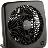 Tafelventilator - Zwart - Ventilator met 2 snelheidsstanden 35 dB - Bureau ventilator 18 cm diameter
