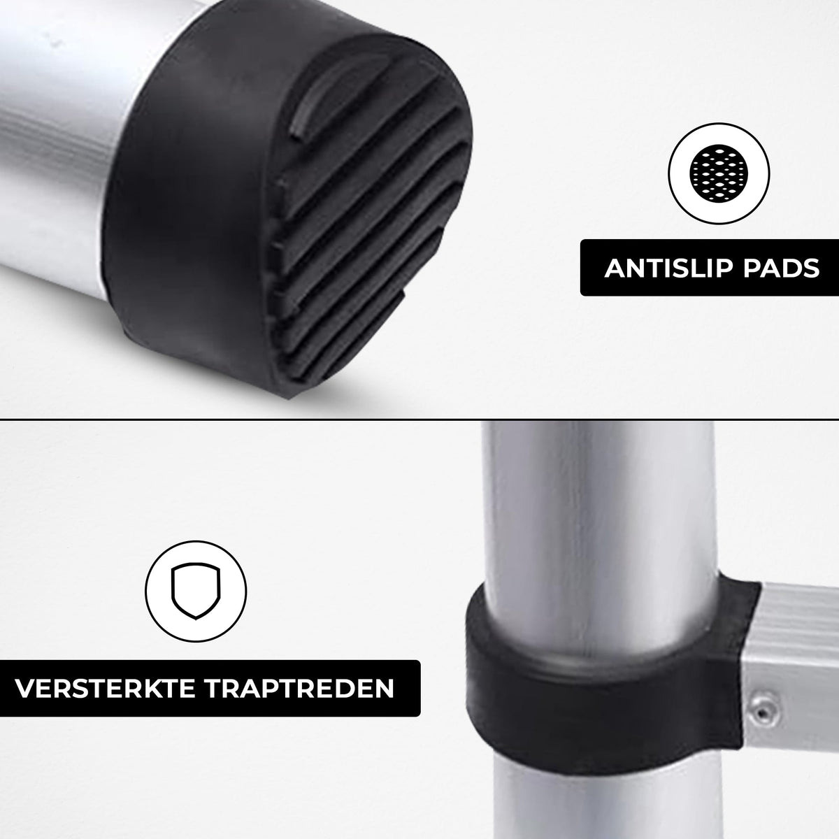 Telescopische ladder 2M Aluminium