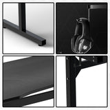 Bayt Gamebureau met Monitorstandaard - 105x55x75cm - Zwart