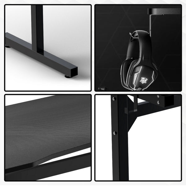 Bayt Gamebureau met Monitorstandaard - 105x55x75cm - Zwart