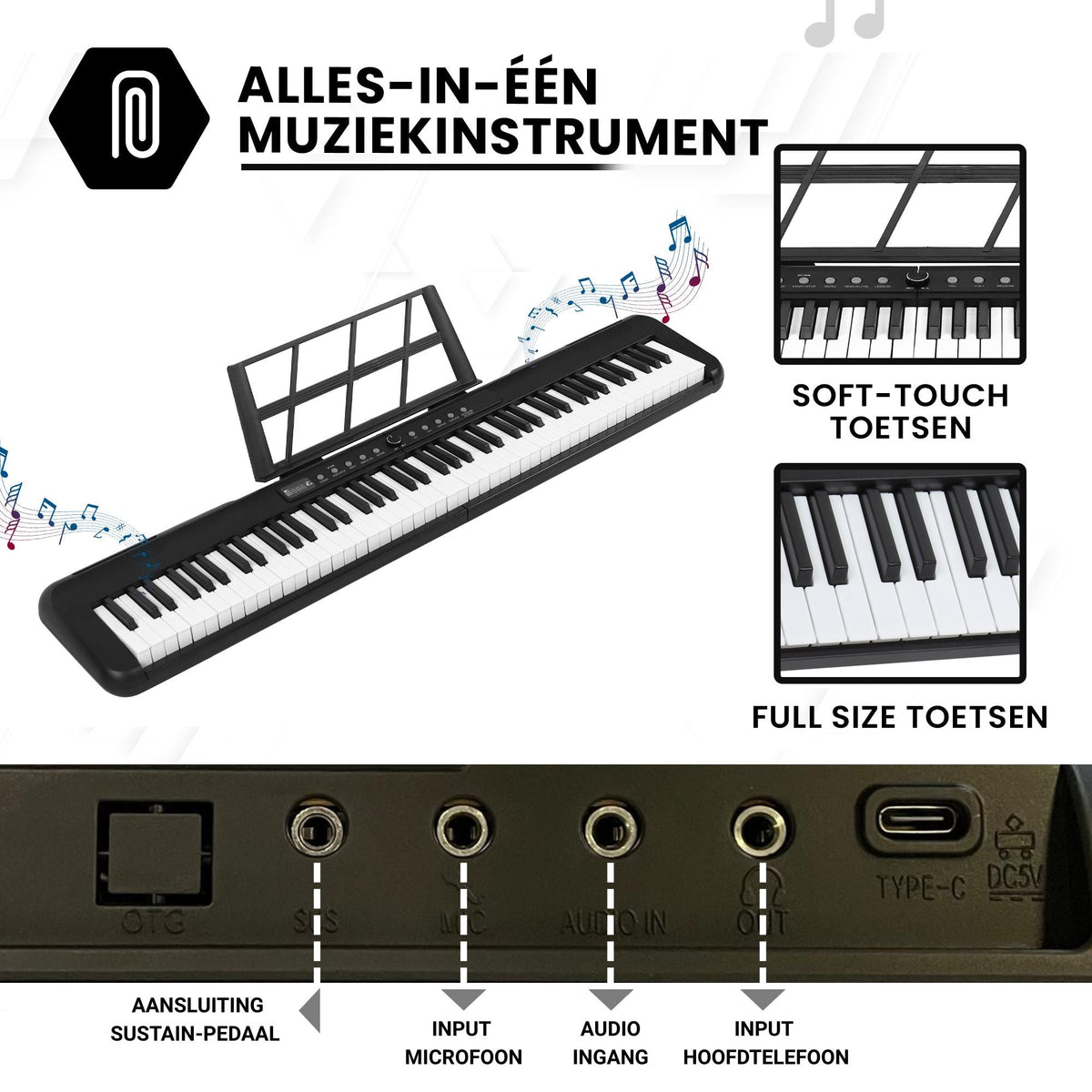 Playon Keyboard - 88 toetsen