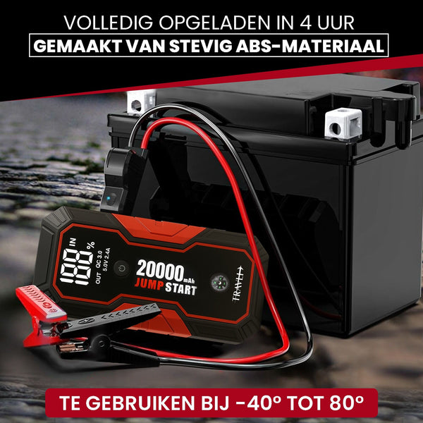 Travli Jumpstarter Zwart-Rood