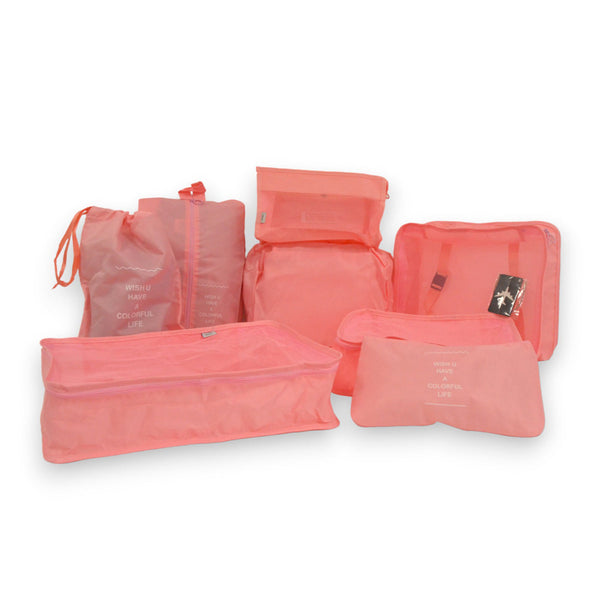 Packing Cubes - Roze - 9-delige set - Packing Cubes Compression - Optimale Koffer Indeling