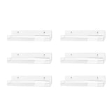 LP houder - 6 stuks - Transparant - Houder voorLP's - LP organizer voor aan de Muur