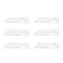 LP houder - 6 stuks - Transparant - Houder voorLP's - LP organizer voor aan de Muur