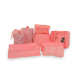 Packing Cubes - Roze - 9-delige set - Packing Cubes Compression - Optimale Koffer Indeling