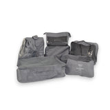 Packing Cubes - Grijs - 9-delige set - Packing Cubes Compression - Optimale Koffer Indeling