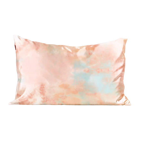 Satijnen kussensloop - Sunset Tie Dye