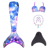 Lunar Zeemeerminstaart met bikini top en Accessoires met MONOVIN