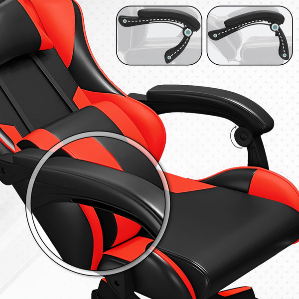 Bayt Gaming Stoel - Rood-Zwart