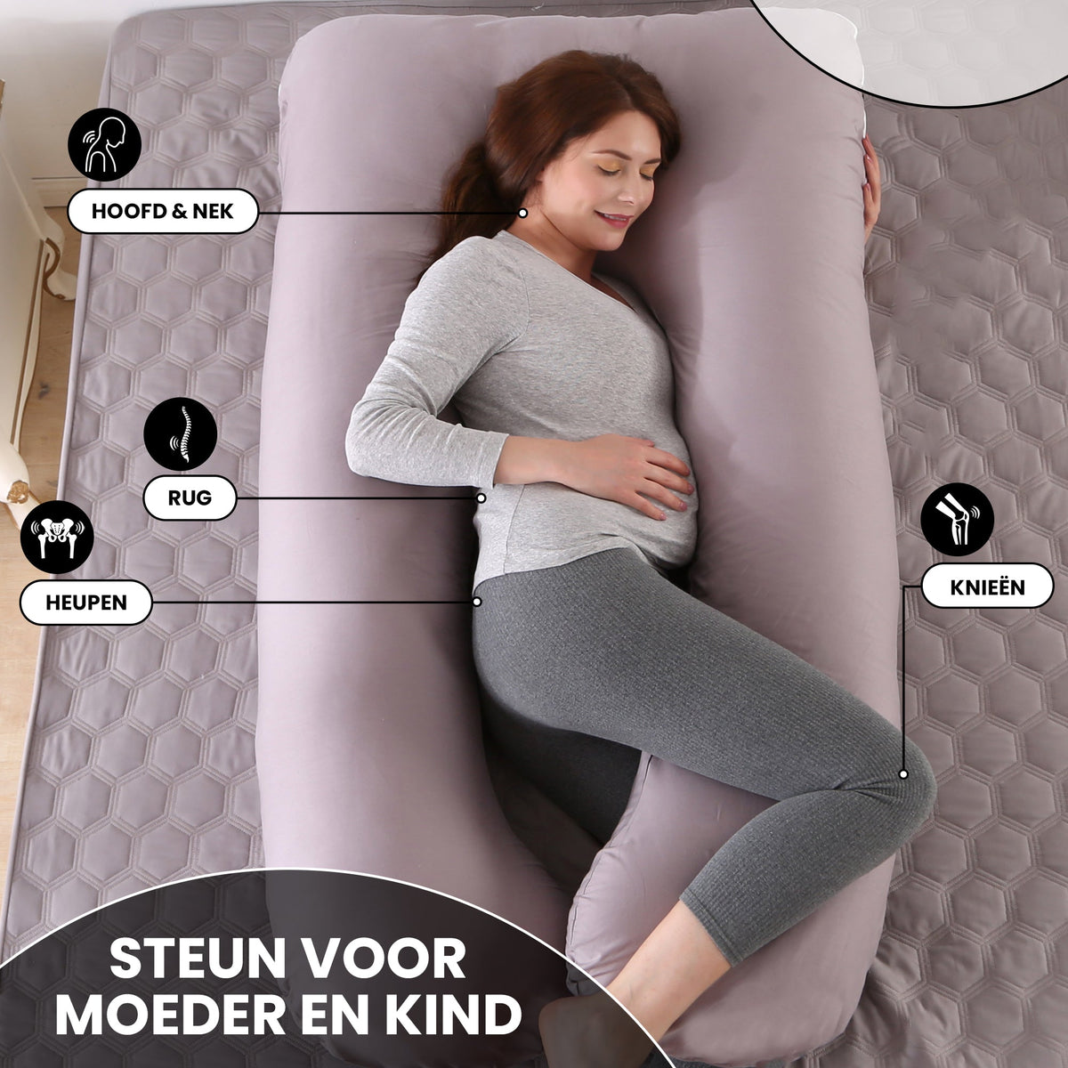 Oemmie Zwangerschapskussen - U-model