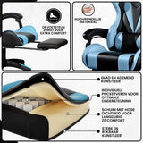 Bayt Gaming Stoel - Cyaan-Zwart
