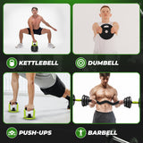 Dumbell Set 40 KG Zwart-Groen