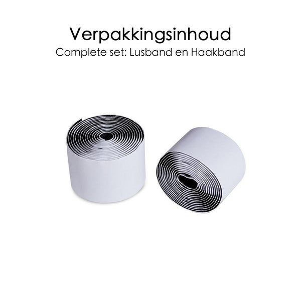 Klittenband - Rol Van 1 Meter - 10 cm Breed - Zwart