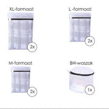 Waszakken - Wasnetten - Packing Cubes - 7 stuks