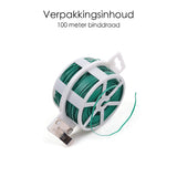 Binddraad Groen - 100 Meter - IJzerdraad Geplastificeerd - Spandraad