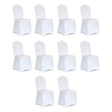 Stoelhoezen - 10 Stuks - Wit - Bescherm stijlvol je stoelen