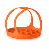 Pannenhouder - Diameter 20 cm - Lichtgewicht - Siliconen - Oranje