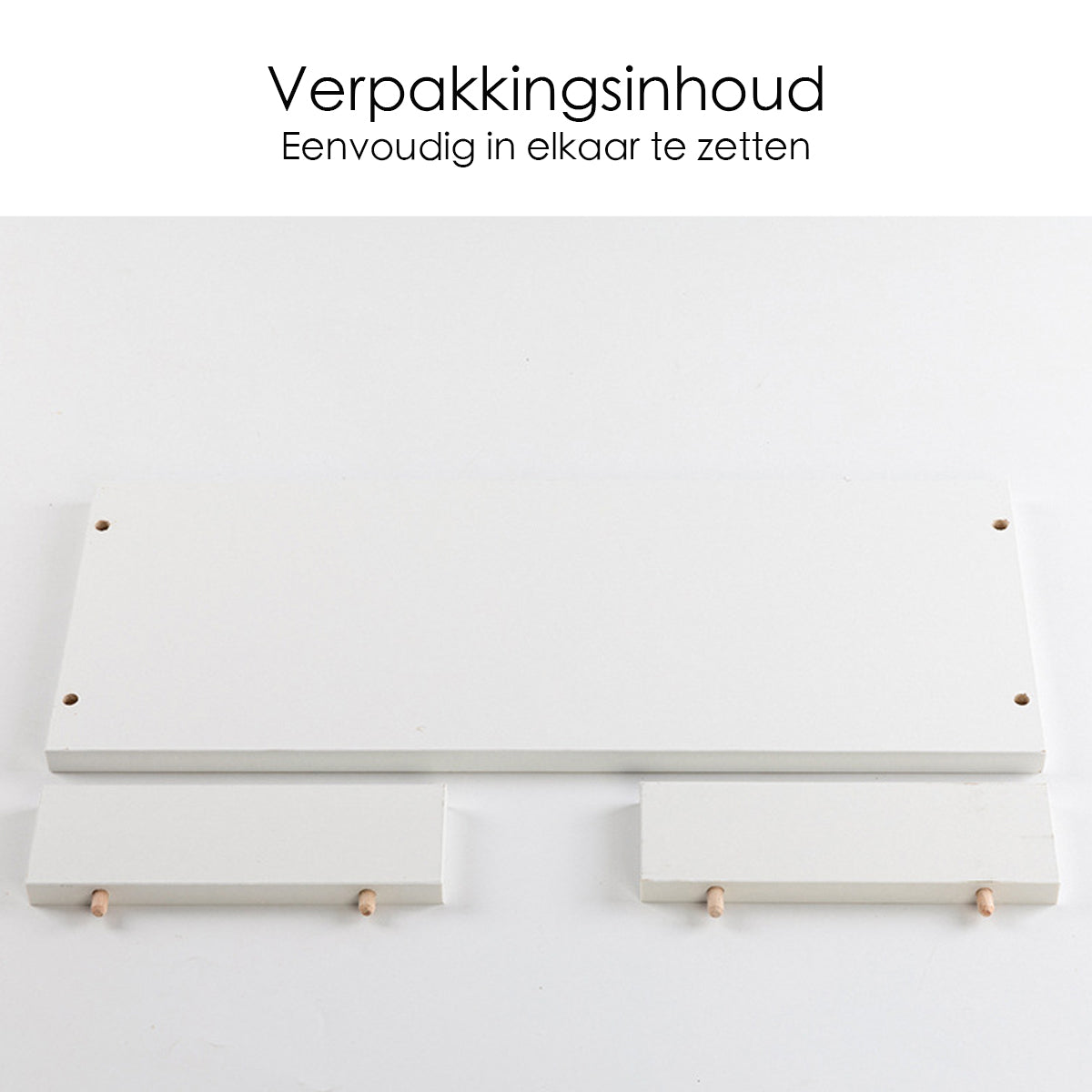 Monitorstandaard - 50cm x 20cm x 8cm - Wit