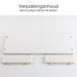 Monitorstandaard - 50cm x 20cm x 8cm - Wit