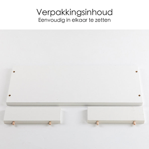 Monitorstandaard - 50cm x 20cm x 8cm - Wit