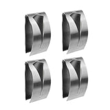 Handdoekhaak - RVS - 4 stuks - Zelfklevende handdoekhaken - Geen schroeven nodig