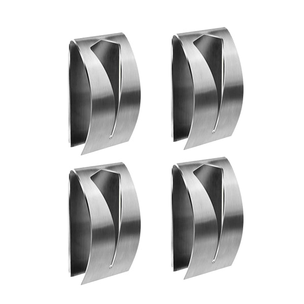 Handdoekhaak - RVS - 4 stuks - Zelfklevende handdoekhaken - Geen schroeven nodig