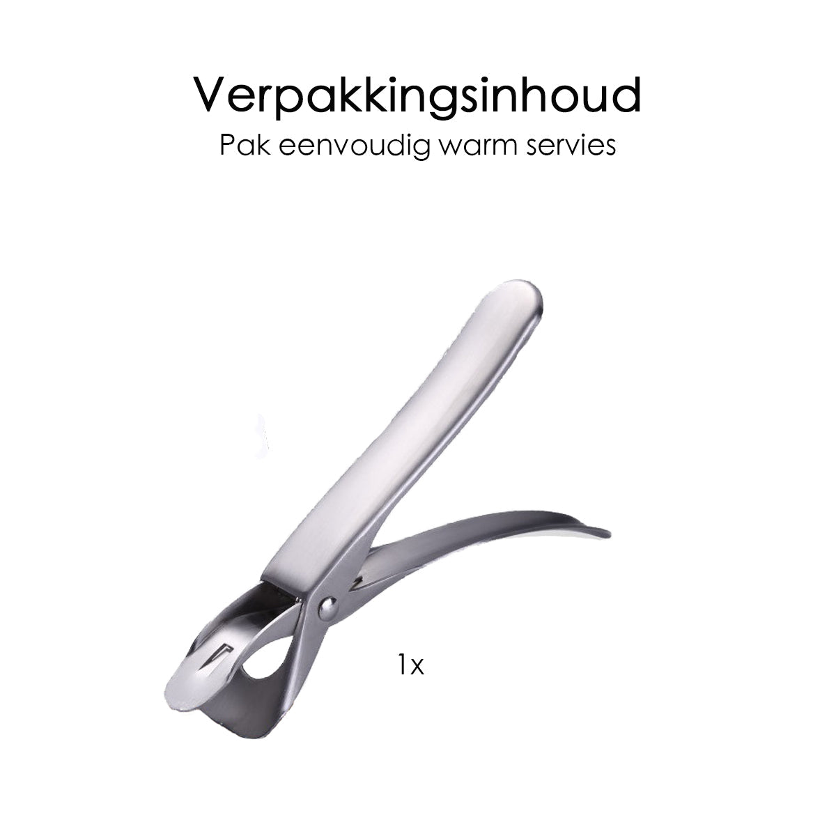 Oventang - RVS - Keukenhulpje