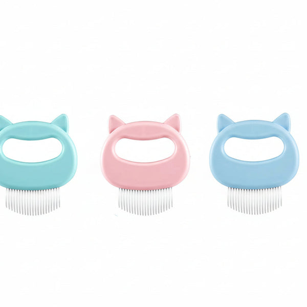 Kattenmassage - Massageborstel - Flexibel Materiaal - Set van 3