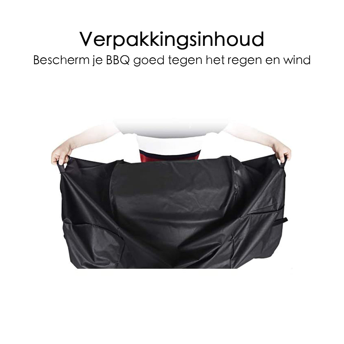BBQ Hoes - Waterproof - Verstelbaar - 152 x 76 x 120 cm - Zwart - Barbecue Hoes