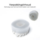 Tochtstrip - 3,5 cm x 5 meter - Transparant - Deur en Raam - Zelfklevend