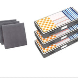 Bed Organizer - Ruime Opbergzakken - Grijs - 3 stuks - Onderbed tas