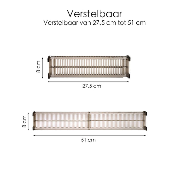 Lade Organizer - 2 Stuks - Transparant