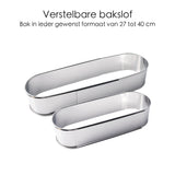 Sloffenring - Verstelbaar Bakframe - RVS - 27 - 40 cm