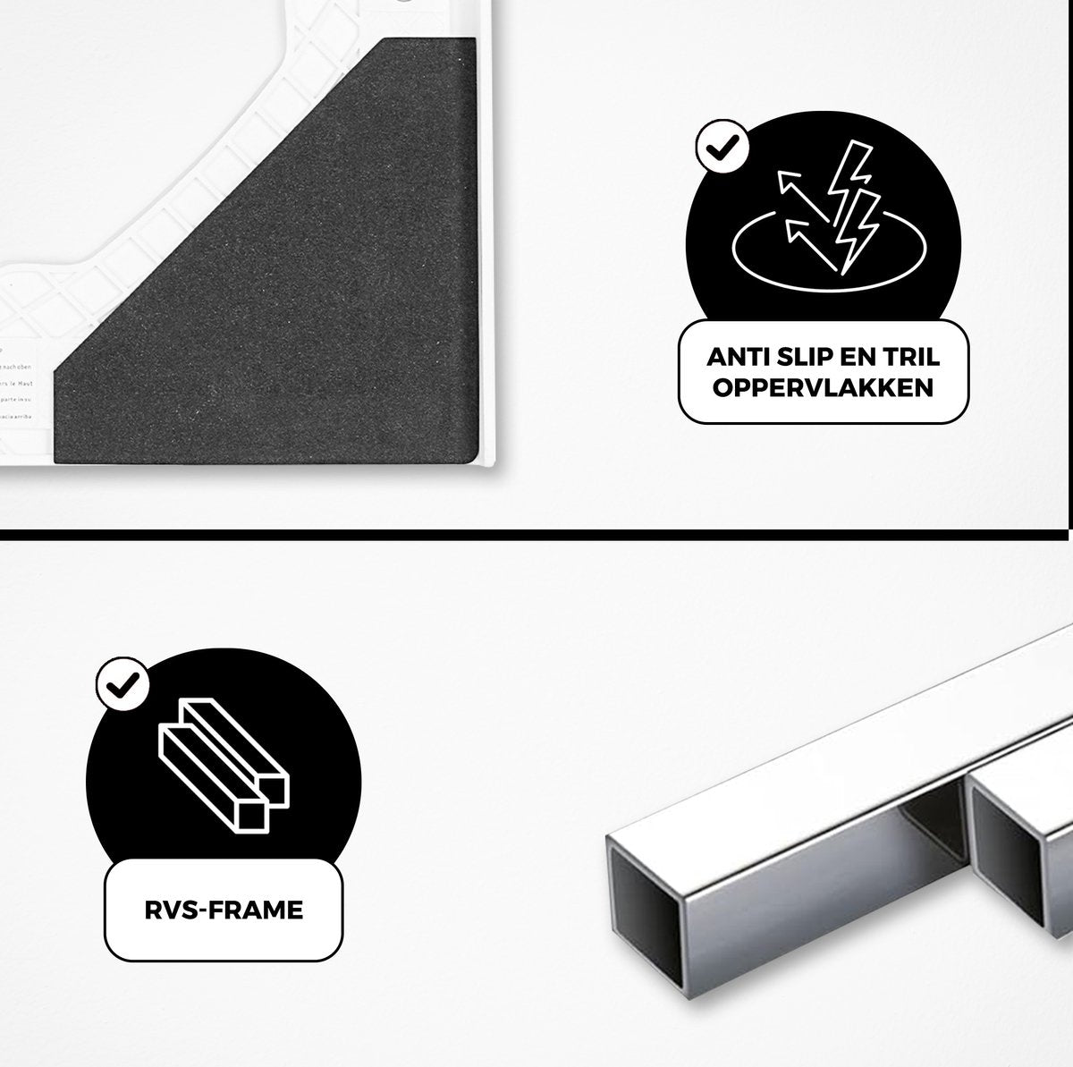 Wasmachine-droger Tussenstuk